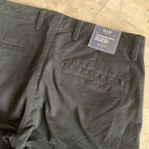 Men's Gap Brown Lived In Skinny Stretch Pants Black 32 X‎ 34